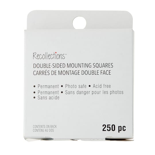 12 Packs: 250 ct. (3000 total) Double-Sided Mounting Squares by Recollections&#x2122;